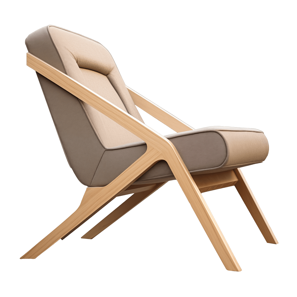 Modern Armchair with Lumbar - Image 3