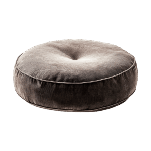 Plush Round Floor Cushion